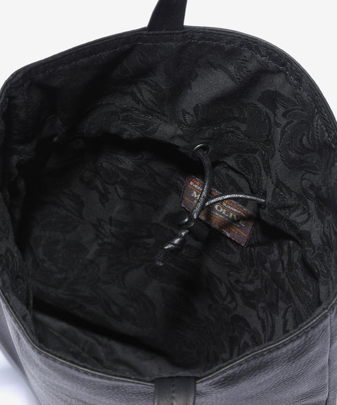 MR.OLIVE E.O.I / WATERPROOF WASHABLE LEATHER FLAT TOTE BAG(MEDIUM) ミスターオリーブ/ウォータープルーフウォッシャブルレザー/フラットトートバッグ(MEDIUM)